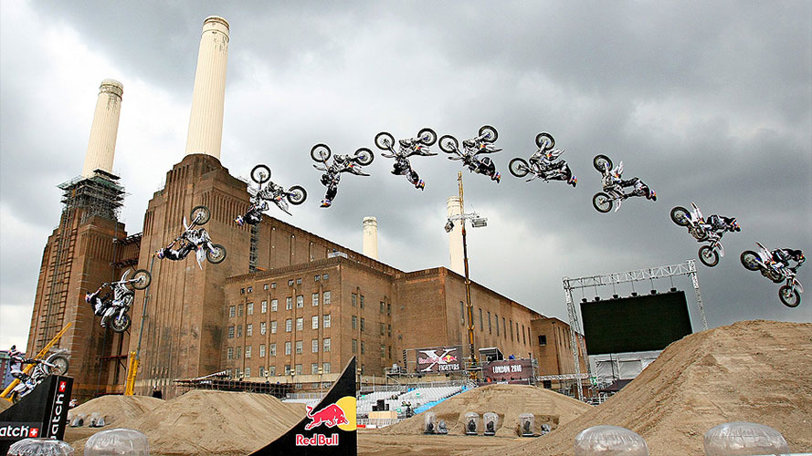 Red Bull X-Fighters World tour at Battersea Power Station