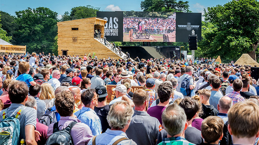 The world's top action sports athletes defy the laws of gravity in at GAS, Goodwood Festival of Speed