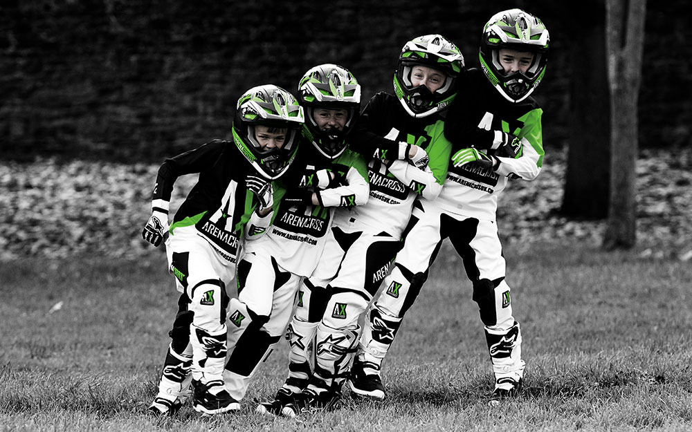 We want to see youngsters ride bikes, stay safe, look cool and start their two-wheeled passion with Arenacross